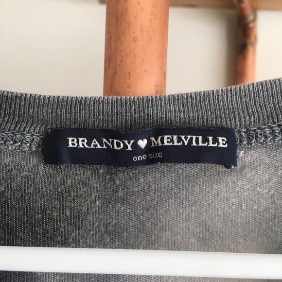 Brandy Melville Washed/Tie Dye short sleeve tee - Picture 3 of 4